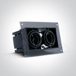 Trimless spot - Aluminium - GU5.3 - GU10 - IP20 - dubbel - Zwart Trimless spot - Aluminium - GU5.3 - GU10 - IP20 - dubbel - Zwart