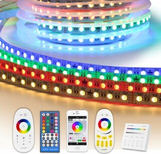 6 meter RGBW LED strip complete set - Premium 432 leds 6 meter RGBW LED strip complete set - Premium 432 leds