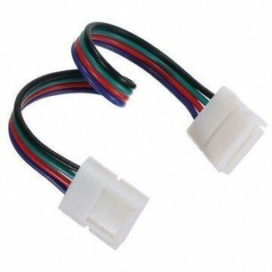 Koppelstuk met 100cm Dual White kabel - solderen niet nodig Koppelstuk met 100cm Dual White kabel - solderen niet nodig