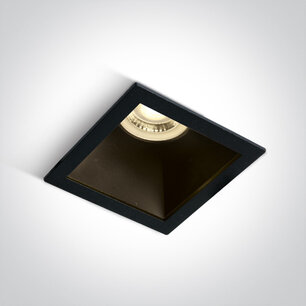 Inbouw spot behuizing vierkant - IP20 GU10 - Zwart - Reflector Zwart Inbouw spot behuizing vierkant - IP20 GU10 - Zwart - Reflector Zwart