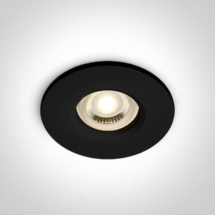 Inbouwspot behuizing rond - IP65 50W GU10-GU5.3 - ZWART Inbouwspot behuizing rond - IP65 50W GU10-GU5.3 - ZWART