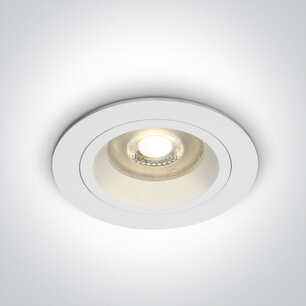 LED Inbouwspot - verdiept - rond ø92mm - voor binnen gebruik - GU10 fitting - wit LED Inbouwspot - verdiept - rond ø92mm - voor binnen gebruik - GU10 fitting - wit