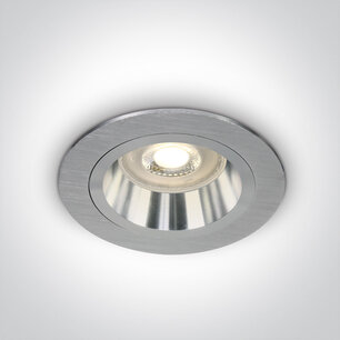 LED Inbouwspot - verdiept - rond ø92mm - voor binnen gebruik - GU10 fitting - aluminium LED Inbouwspot - verdiept - rond ø92mm - voor binnen gebruik - GU10 fitting - aluminium