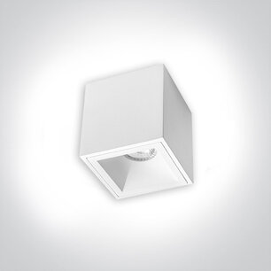 Opbouwspot LISA - vast - wit - incl. reflector en GU10 fitting Opbouwspot LISA - vast - wit - incl. reflector en GU10 fitting