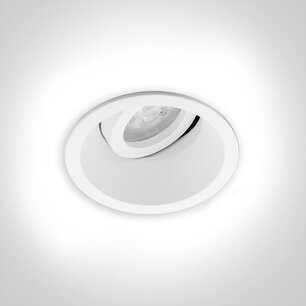 Jada - inbouwspot verdiept - rond ø93mm - verstelbaar- voor binnen gebruik - GU10 fitting - wit Jada - inbouwspot verdiept - rond ø93mm - verstelbaar- voor binnen gebruik - GU10 fitting - wit