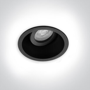 Jada - inbouwspot verdiept - rond ø93mm - verstelbaar- voor binnen gebruik - GU10 fitting - zwart Jada - inbouwspot verdiept - rond ø93mm - verstelbaar- voor binnen gebruik - GU10 fitting - zwart
