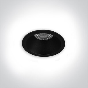 LEWA - inbouwspot verdiept - rond ø82mm - vast - voor binnen gebruik - GU10 fitting - zwart LEWA - inbouwspot verdiept - rond ø82mm - vast - voor binnen gebruik - GU10 fitting - zwart