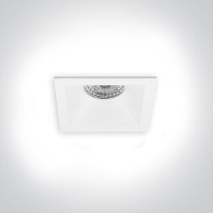 Fenna - inbouwspot verdiept - vierkant 82x82mm - vast - voor binnen gebruik - GU10 fitting - wit Fenna - inbouwspot verdiept - vierkant 82x82mm - vast - voor binnen gebruik - GU10 fitting - wit