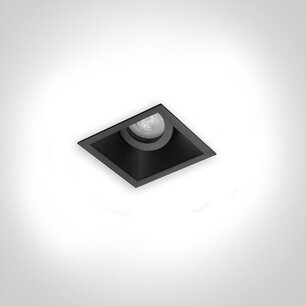 Marra - verstelbare inbouwspot - vierkant 95x95mm - verdiept - voor binnen gebruik - GU10 fitting - zwart Marra - verstelbare inbouwspot - vierkant 95x95mm - verdiept - voor binnen gebruik - GU10 fitting - zwart