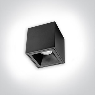 Opbouwspot LISA - vast - zwart - incl. reflector zwart en GU10 fitting Opbouwspot LISA - vast - zwart - incl. reflector zwart en GU10 fitting