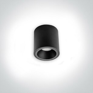 Opbouwspot SILVA - vast - rond - zwart - incl. reflector en GU10 fitting Opbouwspot SILVA - vast - rond - zwart - incl. reflector en GU10 fitting