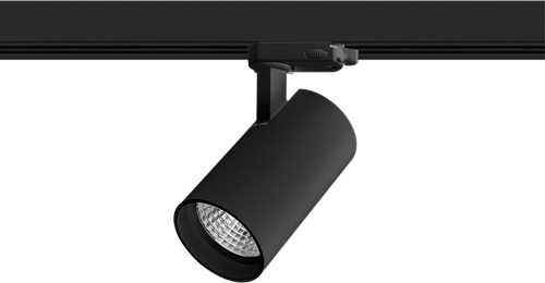 PICO Rail spot 3 fase - kleur zwart - 27W - dimbaar- 355° draaibaar -90° kantelbaar PICO Rail spot 3 fase - kleur zwart - 27W - dimbaar- 355° draaibaar -90° kantelbaar