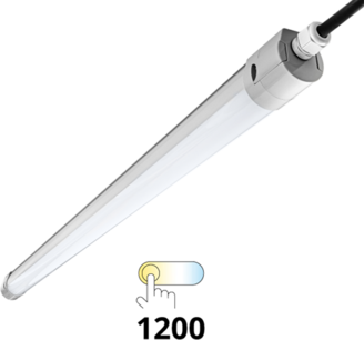 LED TL Armatuur Waterdicht - Slimline - IP65 - 120cm - 35W - lichtkleur instelbaar 3000K/4000K/6000K - 4450lm LED TL Armatuur Waterdicht - Slimline - IP65 - 120cm - 35W - lichtkleur instelbaar 3000K/4000K/6000K - 4450lm