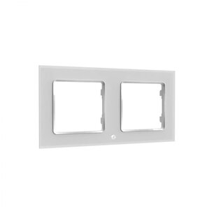 2 delig afdekframe voor Shelly Wandschakelaar - White 2 delig afdekframe voor Shelly Wandschakelaar - White