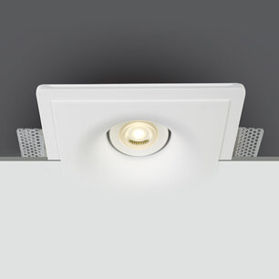 Trimless spot - Gips - 205x205mm - GU10 - voor binnen gebruik IP20 - Instelbaar - Wit Trimless spot - Gips - 205x205mm - GU10 - voor binnen gebruik IP20 - Instelbaar - Wit