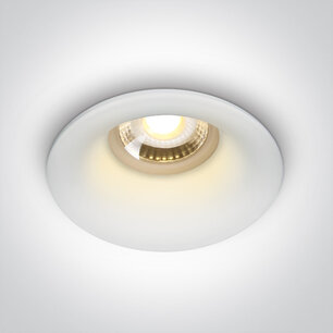 LED Semi trimless - Inbouwspot - rond ø85mm- vast- verdiept - voor binnen gebruik IP20- GU10 fitting - Wit LED Semi trimless - Inbouwspot - rond ø85mm- vast- verdiept - voor binnen gebruik IP20- GU10 fitting - Wit
