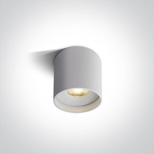 Plafond spot opbouw rond - vast- IP20 - 8W - LED+Driver ingebouwd - Wit Plafond spot opbouw rond - vast- IP20 - 8W - LED+Driver ingebouwd - Wit