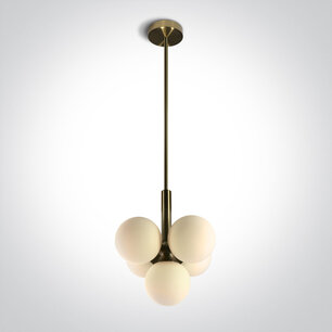 Nordic - Decoratieve Pendant - 5xG9 - 5x3W - geborsteld brons Nordic - Decoratieve Pendant - 5xG9 - 5x3W - geborsteld brons