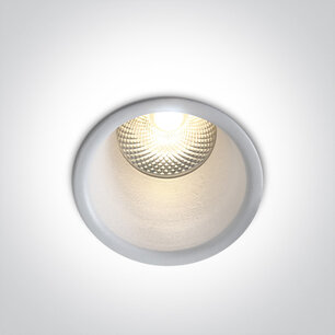 Downlight verdiept - ø55mm - 5W - 3000K - vast - met niet dimbare driver - Wit Downlight verdiept - ø55mm - 5W - 3000K - vast - met niet dimbare driver - Wit
