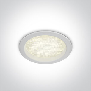 Downlight - ø95mm - 10W - 4000K - met niet dimbare driver - 750lm - WIT Downlight - ø95mm - 10W - 4000K - met niet dimbare driver - 750lm - WIT