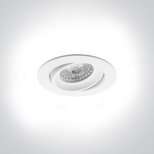 LEWA - inbouwspot VLAK - rond ø82mm - instelbaar - voor binnen - GU10 fitting - wit LEWA - inbouwspot VLAK - rond ø82mm - instelbaar - voor binnen - GU10 fitting - wit