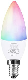 Miboxer Wifi led Kaarslamp RGBWW 4 Watt E14 fitting Miboxer Wifi led Kaarslamp RGBWW 4 Watt E14 fitting