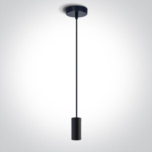Cilinder hanglamp ø42mm - hoogte 95mm - Zwart - E27 fitting Cilinder hanglamp ø42mm - hoogte 95mm - Zwart - E27 fitting
