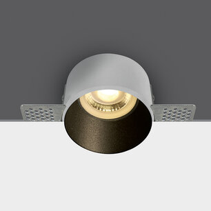 Trimless spot - Aluminium - GU10 - IP20 - Enkel - Zwart - rond Trimless spot - Aluminium - GU10 - IP20 - Enkel - Zwart - rond