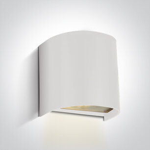 Decoratieve kunststof wandlamp - IP65 - IK06 - waterdicht - GU10-WIT-Downlight Decoratieve kunststof wandlamp - IP65 - IK06 - waterdicht - GU10-WIT-Downlight