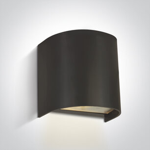 Decoratieve kunststof wandlamp - IP65 - IK06 - waterdicht - GU10-Antraciet-Downlight Decoratieve kunststof wandlamp - IP65 - IK06 - waterdicht - GU10-Antraciet-Downlight