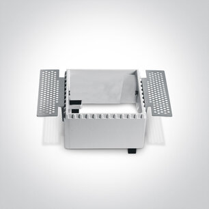Trimless spot behuizing - Aluminium - GU10 - IP20 - vierkant - reflector na keuze Trimless spot behuizing - Aluminium - GU10 - IP20 - vierkant - reflector na keuze