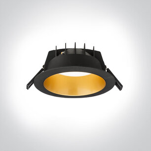 Milaan downlighter Rond 172 mm-2607Lm-3000K-25W-Zwart/Brons Milaan downlighter Rond 172 mm-2607Lm-3000K-25W-Zwart/Brons