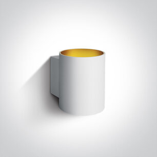 LED Wandarmatuur- G9-Aluminium- wit/goud- ROND LED Wandarmatuur- G9-Aluminium- wit/goud- ROND
