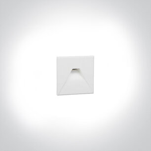 Inbouw armatuur - 3 Watt - IP20 - complete set-Wit-vierkant Inbouw armatuur - 3 Watt - IP20 - complete set-Wit-vierkant