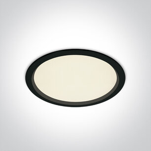 Downlight - ø220mm - 30W - 4000K daglicht - vast - met niet dimbare driver - zwart Downlight - ø220mm - 30W - 4000K daglicht - vast - met niet dimbare driver - zwart