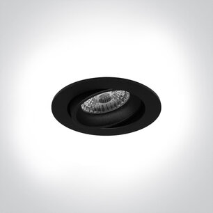 LEWA - inbouwspot VLAK - rond ø82mm - instelbaar - voor binnen - GU10 fitting - zwart LEWA - inbouwspot VLAK - rond ø82mm - instelbaar - voor binnen - GU10 fitting - zwart