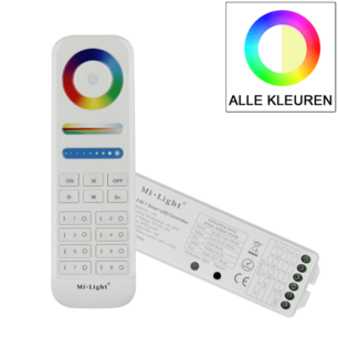 Milight/Miboxer 8-zone Touch afstandsbediening met ledstrip controller Milight/Miboxer 8-zone Touch afstandsbediening met ledstrip controller