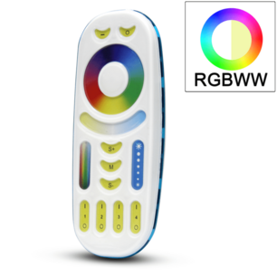 Milight/Miboxer 4-zone RGBWW Touch afstandsbediening op batterij Milight/Miboxer 4-zone RGBWW Touch afstandsbediening op batterij