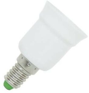 Verloop adapter E14 naar E27 Verloop adapter E14 naar E27