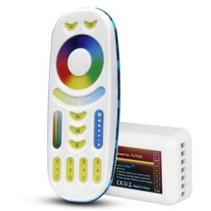 Touch RF 4-zone afstandsbediening RGBWW - compleet Touch RF 4-zone afstandsbediening RGBWW - compleet